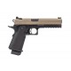 Raven Hicapa 5.1 (BK/Tan) GBB, Pistols are generally used as a sidearm, or back up for your primary, however that doesn't mean that's all they can be used for